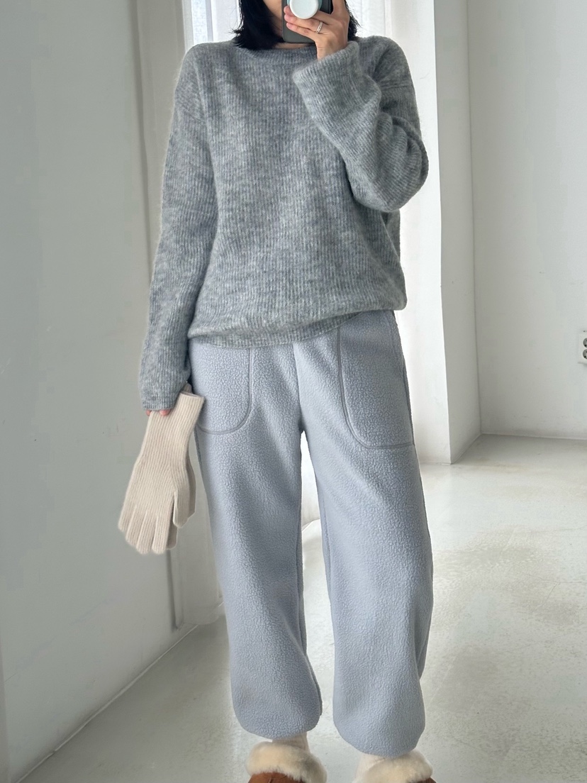 HEIZE東大門㊣代購女裝新款25秋冬人氣推薦熱賣時尚休閑褲抓絨HEIZE休閑褲