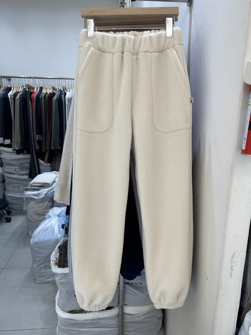 HEIZE東大門㊣代購女裝新款25秋冬人氣推薦熱賣時尚休閑褲抓絨HEIZE休閑褲圖色1