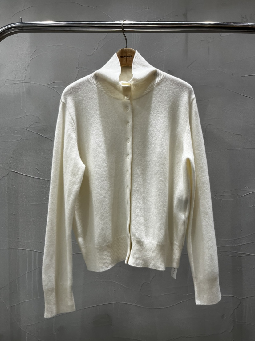 INSSENSE-A東大門㊣直郵女裝新款熱賣時尚真品針織衫高領開衫INSSENSE-A針織衫圖色2