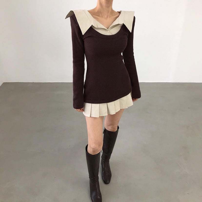 2TWO MOON東大門㊣實拍女裝新款25秋冬熱賣休閑職業連衣裙2TWO MOON連衣裙