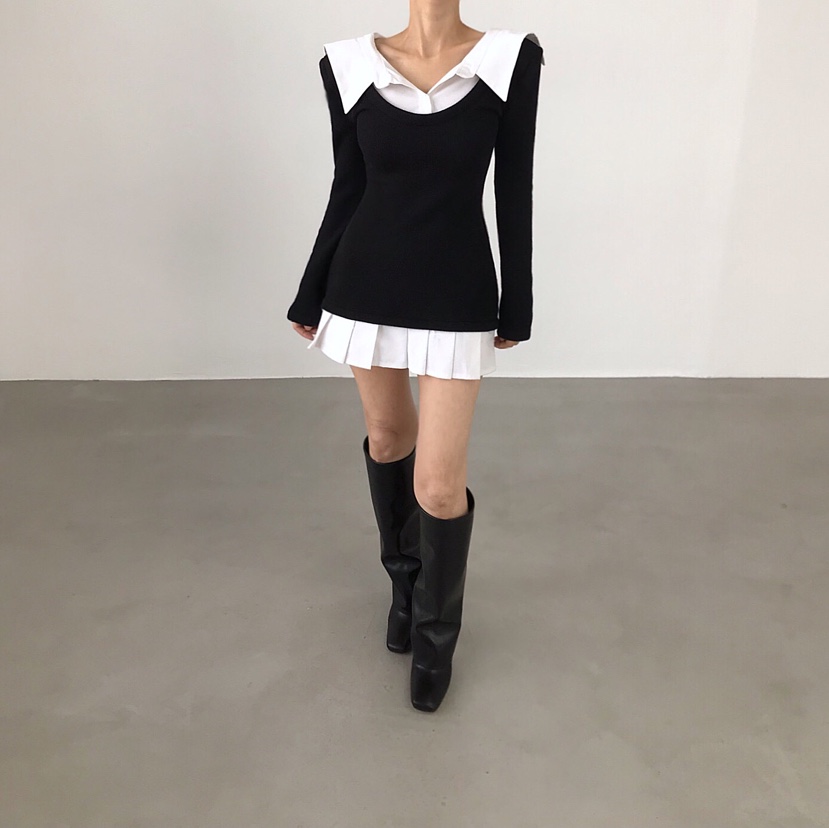 2TWO MOON東大門㊣實拍女裝新款25秋冬熱賣休閑職業連衣裙2TWO MOON連衣裙