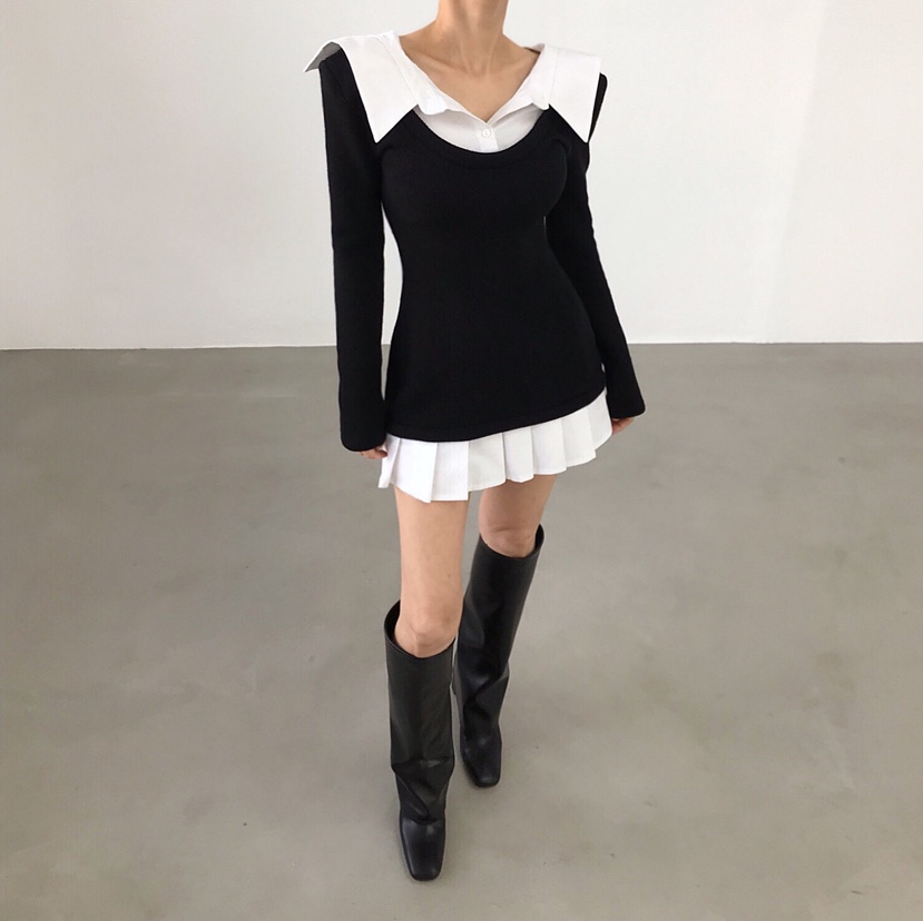 2TWO MOON東大門㊣實拍女裝新款25秋冬熱賣休閑職業連衣裙2TWO MOON連衣裙圖色2