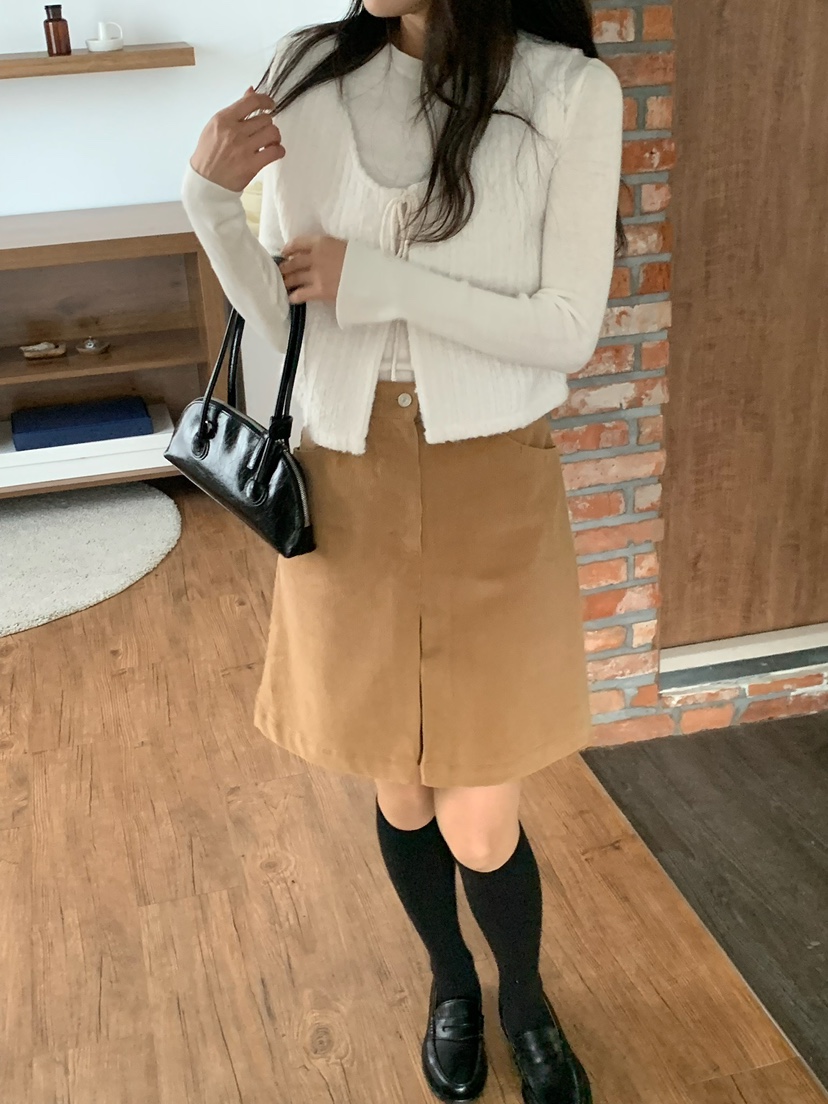 BLEECKER東大門㊣直郵女裝新款真品25秋冬熱賣人氣推薦短裙BLEECKER短裙