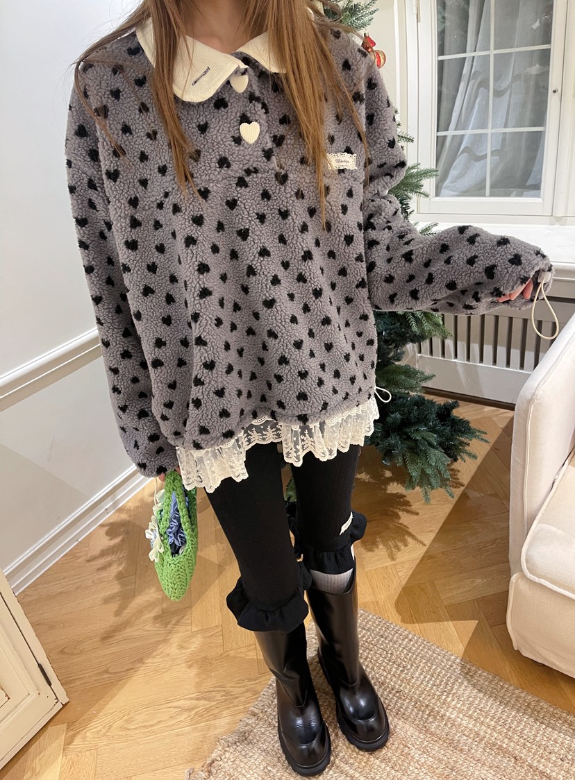 BOUTIQUE-L東大門㊣代購女士新品25秋冬休閑推薦人氣時尚衛衣BOUTIQUE-L衛衣