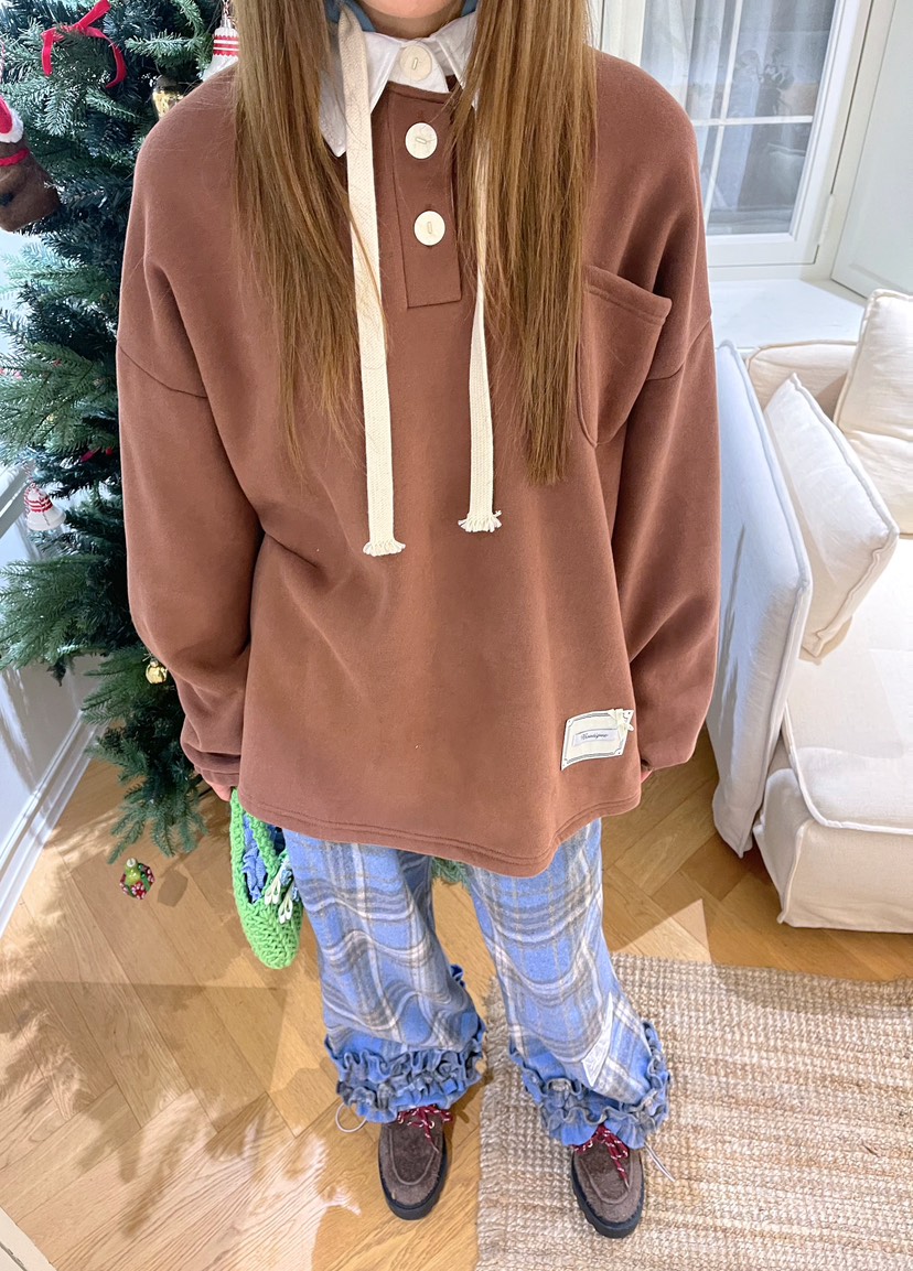 BOUTIQUE-L東大門㊣代購女士新品真品職業推薦25秋冬休閑衛衣BOUTIQUE-L衛衣