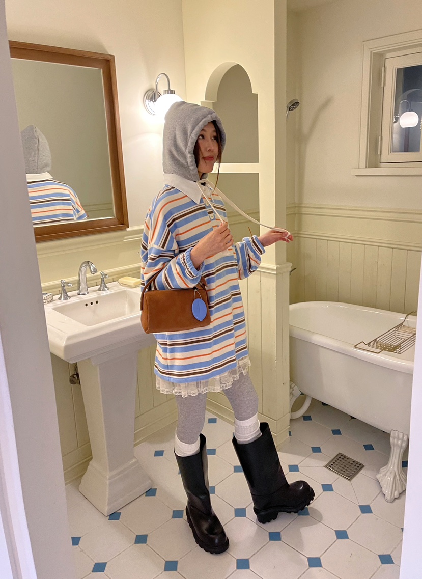 BOUTIQUE-L東大門㊣代購女士新品真品職業推薦25秋冬休閑衛衣BOUTIQUE-L衛衣