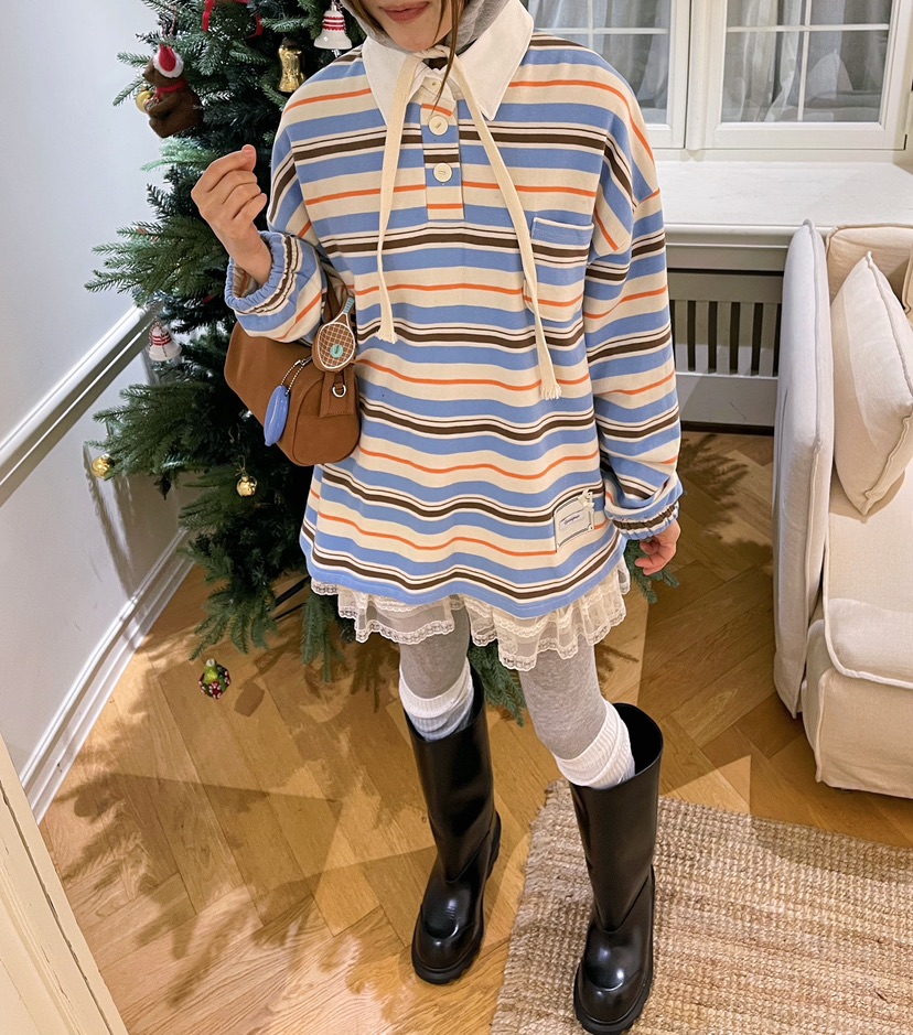 BOUTIQUE-L東大門㊣代購女士新品真品職業推薦25秋冬休閑衛衣BOUTIQUE-L衛衣圖色3