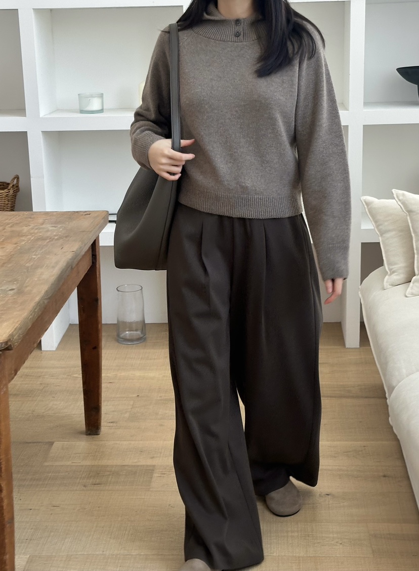 LE VASE東大門㊣直郵女裝新款熱賣25秋冬職業時尚人氣休閑褲LE VASE休閑褲