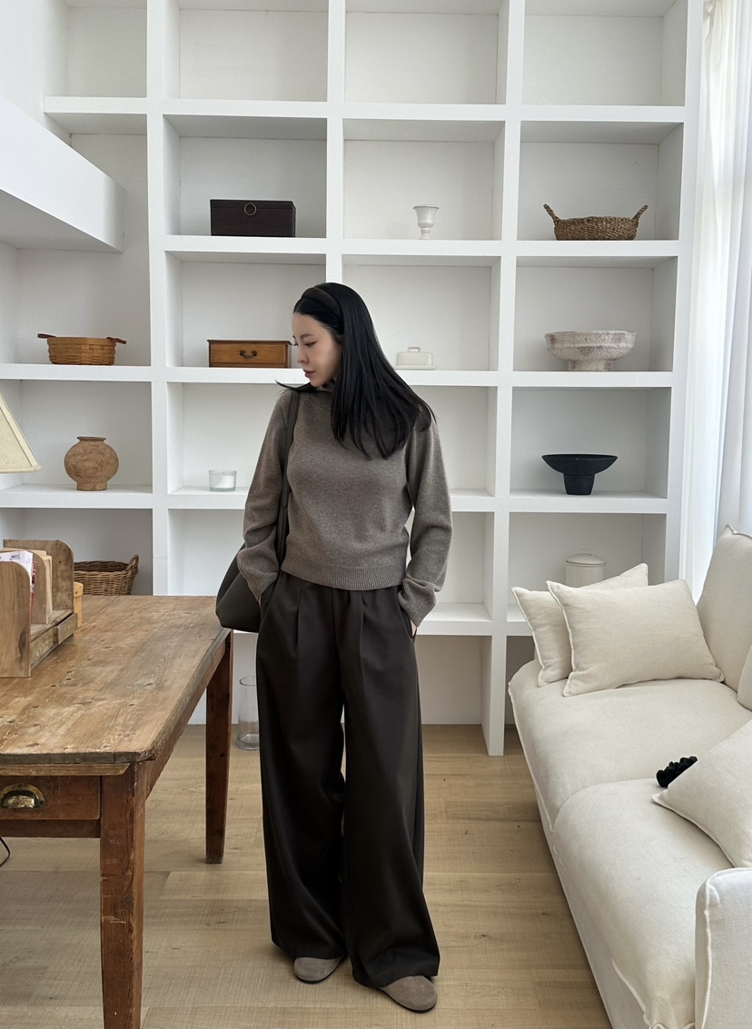 LE VASE東大門㊣直郵女裝新款熱賣25秋冬職業時尚人氣休閑褲LE VASE休閑褲