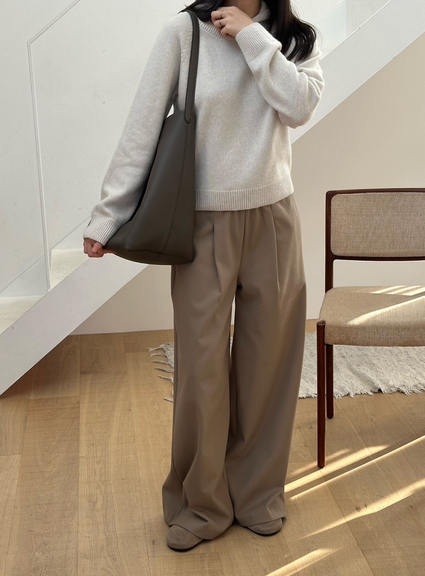 LE VASE東大門㊣直郵女裝新款熱賣25秋冬職業時尚人氣休閑褲LE VASE休閑褲