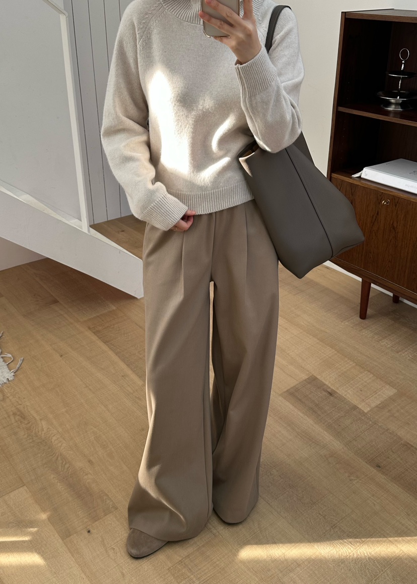 LE VASE東大門㊣直郵女裝新款熱賣25秋冬職業時尚人氣休閑褲LE VASE休閑褲