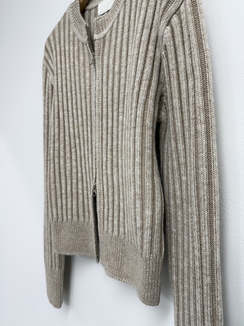 YIKHO STYLE東大門㊣代購女裝新款推薦休閑時尚針織衫拉鏈YIKHO STYLE針織衫