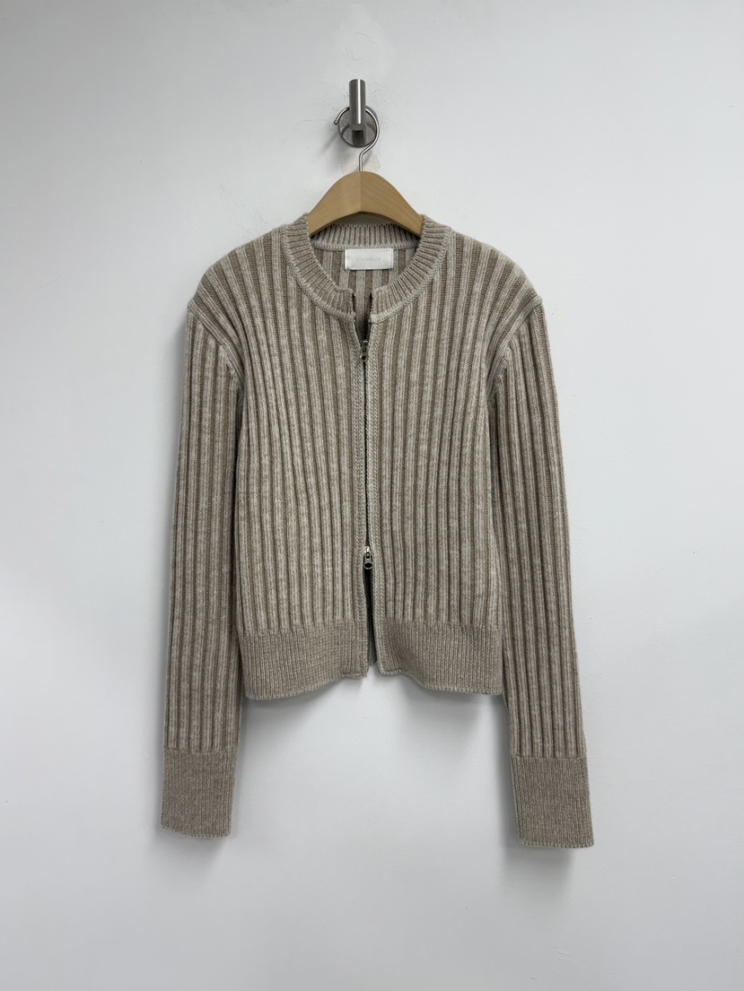 YIKHO STYLE東大門㊣代購女裝新款推薦休閑時尚針織衫拉鏈YIKHO STYLE針織衫