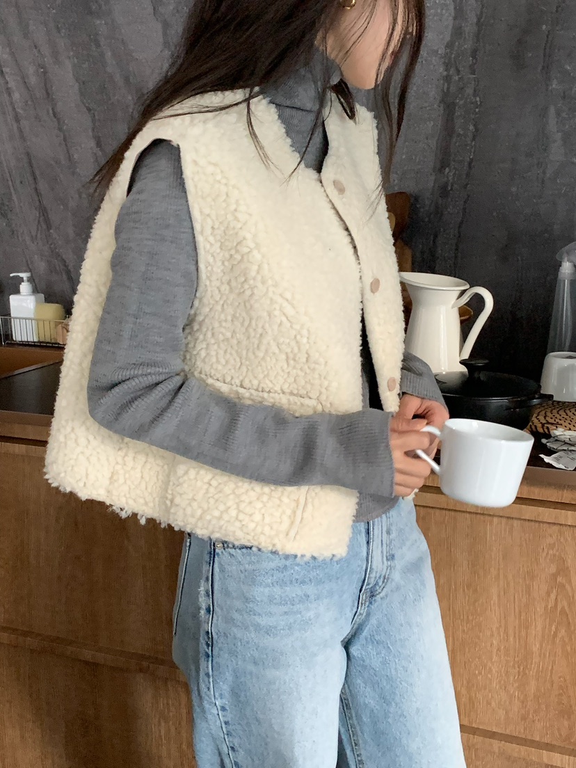 BLEECKER韓國直郵㊣女士新款推薦25秋冬時尚休閑真品人氣馬甲BLEECKER馬甲