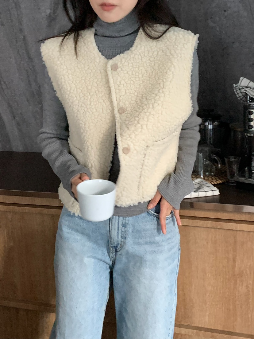 BLEECKER韓國直郵㊣女士新款推薦25秋冬時尚休閑真品人氣馬甲BLEECKER馬甲