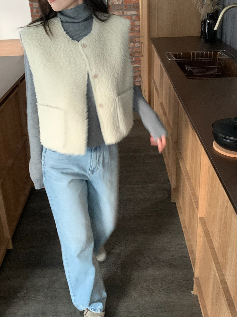 BLEECKER韓國直郵㊣女士新款推薦25秋冬時尚休閑真品人氣馬甲BLEECKER馬甲