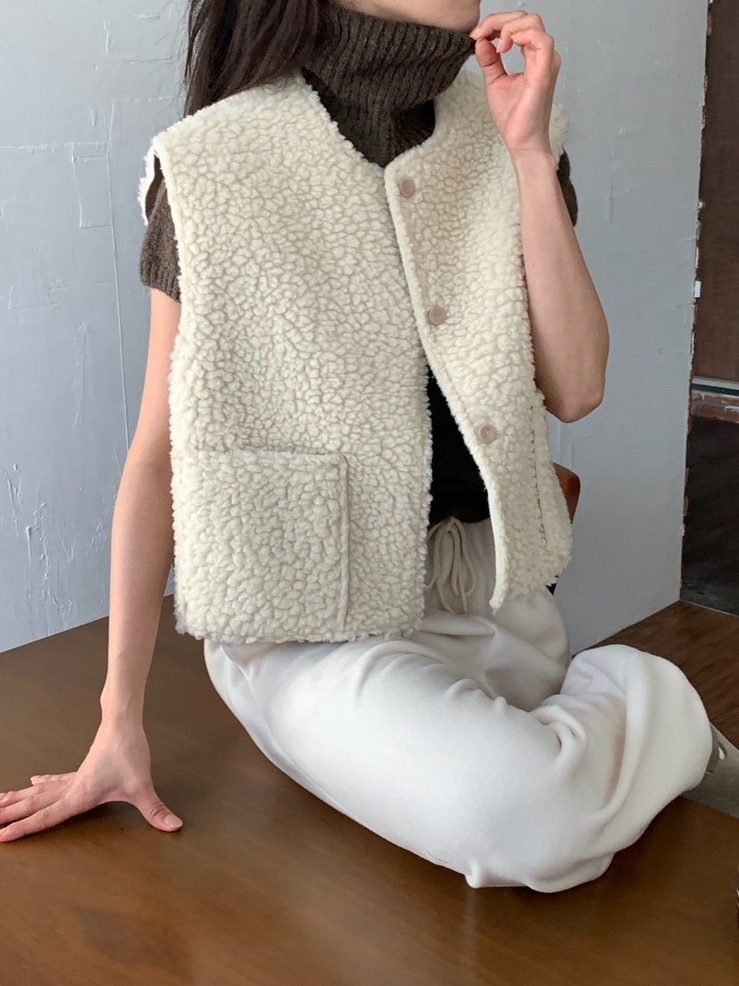 BLEECKER韓國直郵㊣女士新款推薦25秋冬時尚休閑真品人氣馬甲BLEECKER馬甲