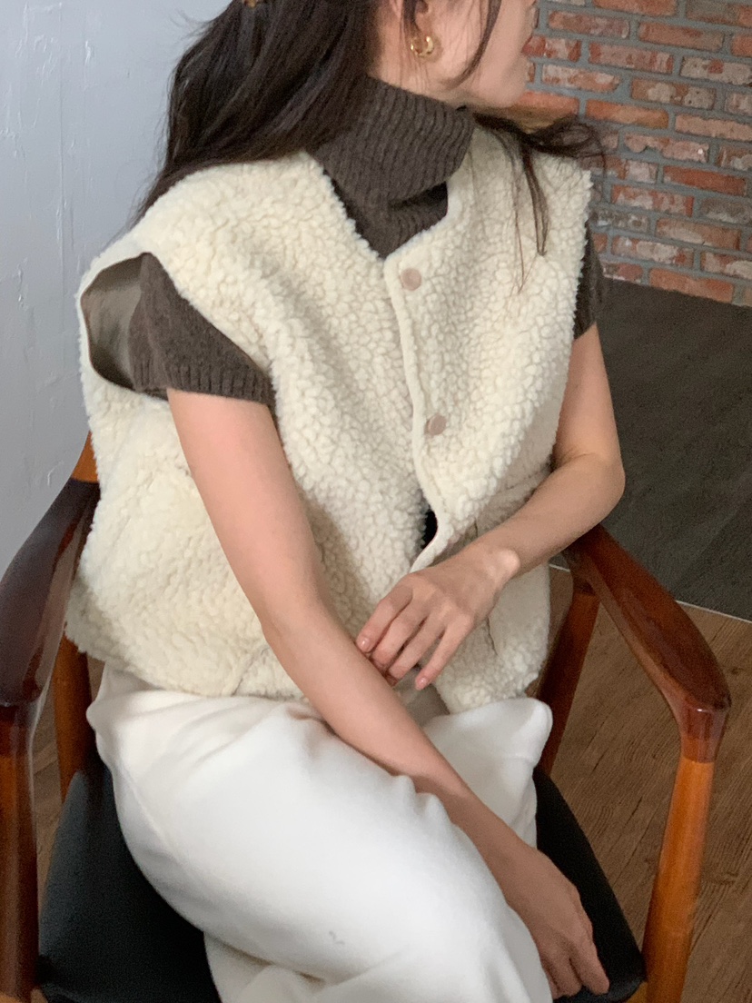 BLEECKER韓國直郵㊣女士新款推薦25秋冬時尚休閑真品人氣馬甲BLEECKER馬甲