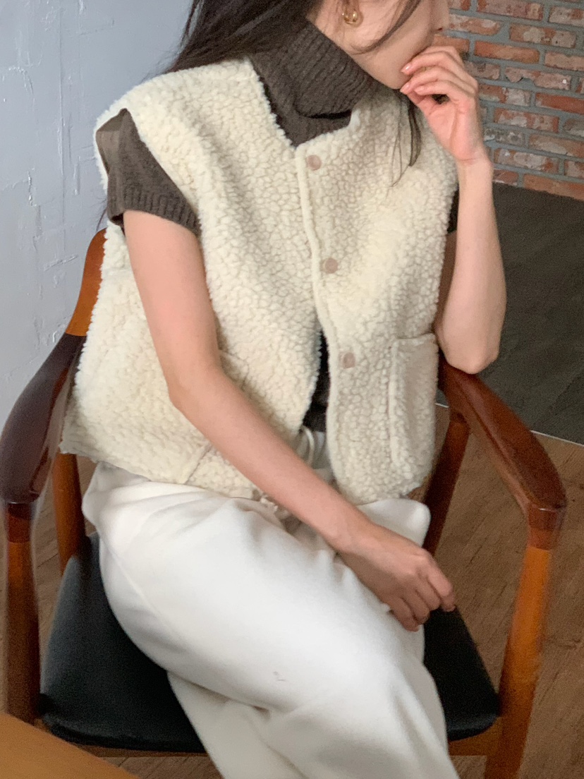 BLEECKER韓國直郵㊣女士新款推薦25秋冬時尚休閑真品人氣馬甲BLEECKER馬甲