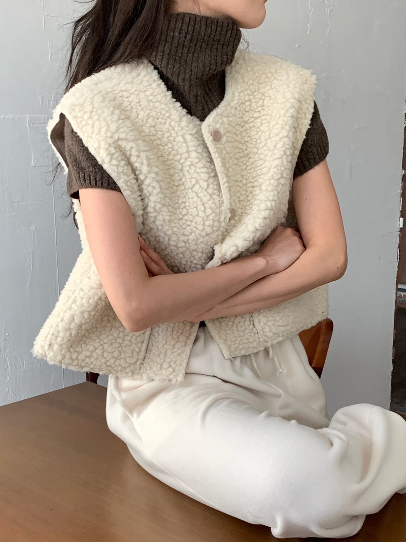 BLEECKER韓國直郵㊣女士新款推薦25秋冬時尚休閑真品人氣馬甲BLEECKER馬甲