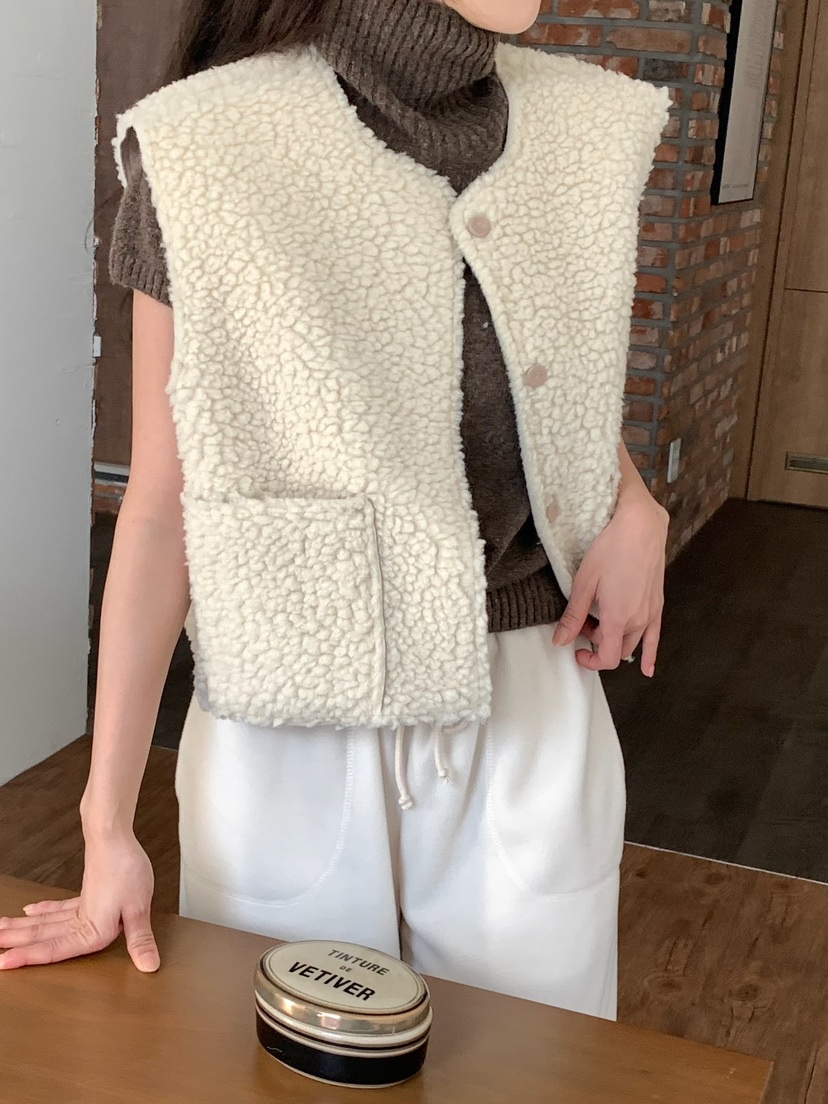 BLEECKER韓國直郵㊣女士新款推薦25秋冬時尚休閑真品人氣馬甲BLEECKER馬甲