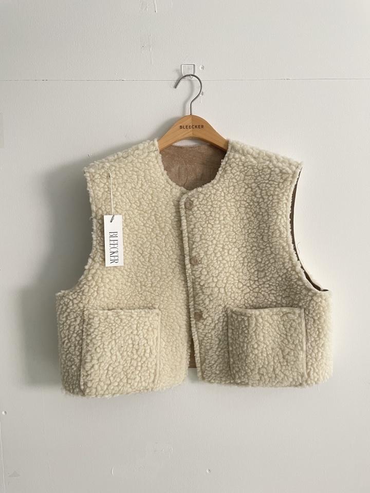 BLEECKER韓國直郵㊣女士新款推薦25秋冬時尚休閑真品人氣馬甲BLEECKER馬甲圖色1