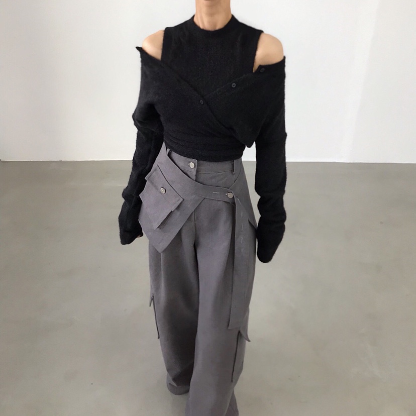 2TWO MOON韓國直郵㊣女士新品人氣25秋冬推薦熱賣時尚針織衫2TWO MOON針織衫