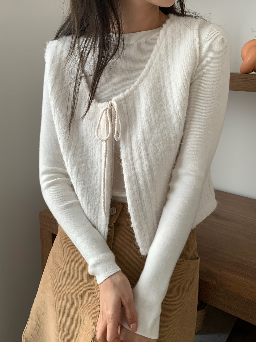 BLEECKER東大門㊣代購女裝新款休閑熱賣真品推薦馬甲安哥拉BLEECKER馬甲