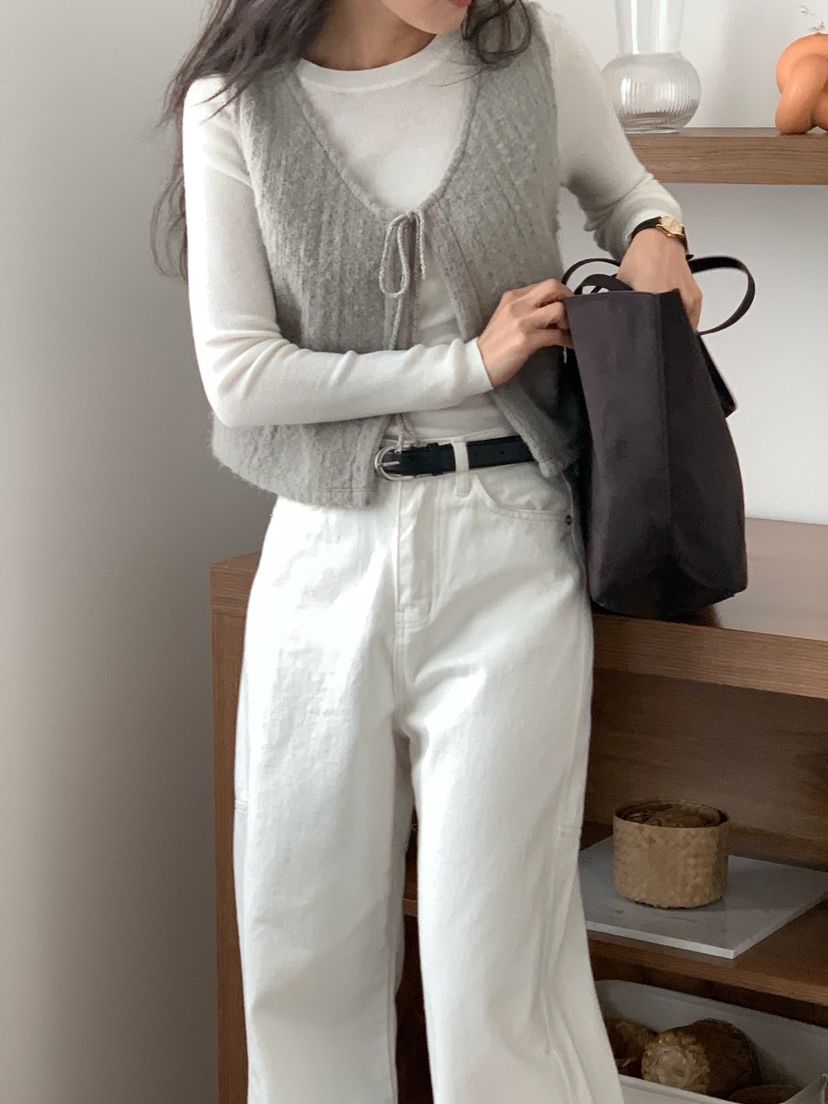 BLEECKER東大門㊣代購女裝新款休閑熱賣真品推薦馬甲安哥拉BLEECKER馬甲