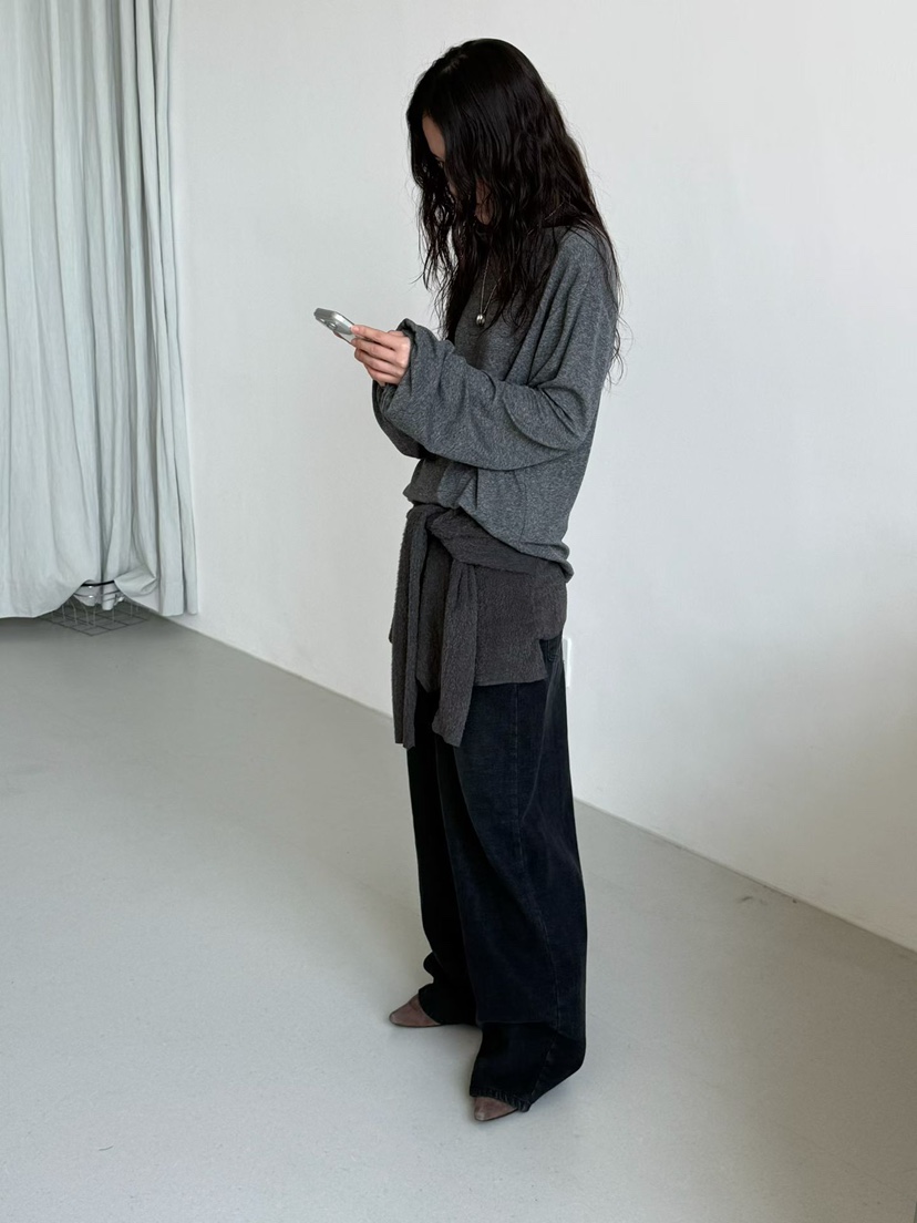 MINIMUZE韓國直郵㊣女士新款時尚推薦真品職業25秋冬長袖T恤MINIMUZE長袖T恤