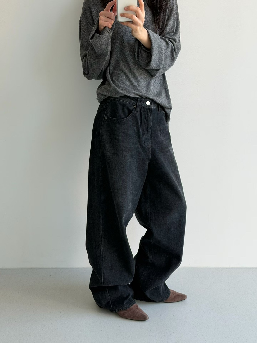 MINIMUZE東大門㊣直郵女士新款熱賣職業人氣25秋冬時尚牛仔褲MINIMUZE牛仔褲