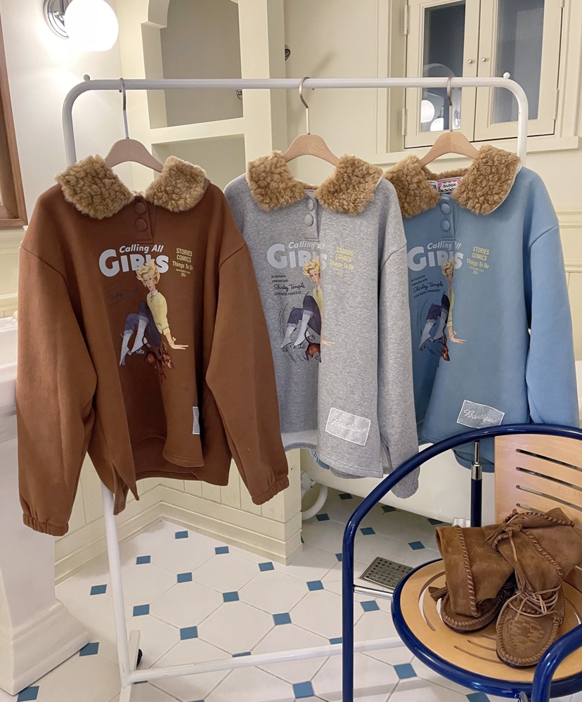 BOUTIQUE-L東大門㊣實拍女士新款休閑熱賣時尚真品推薦衛衣BOUTIQUE-L衛衣