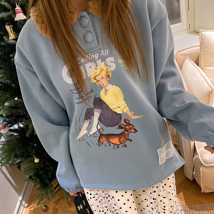 BOUTIQUE-L東大門㊣實拍女士新款休閑熱賣時尚真品推薦衛衣BOUTIQUE-L衛衣