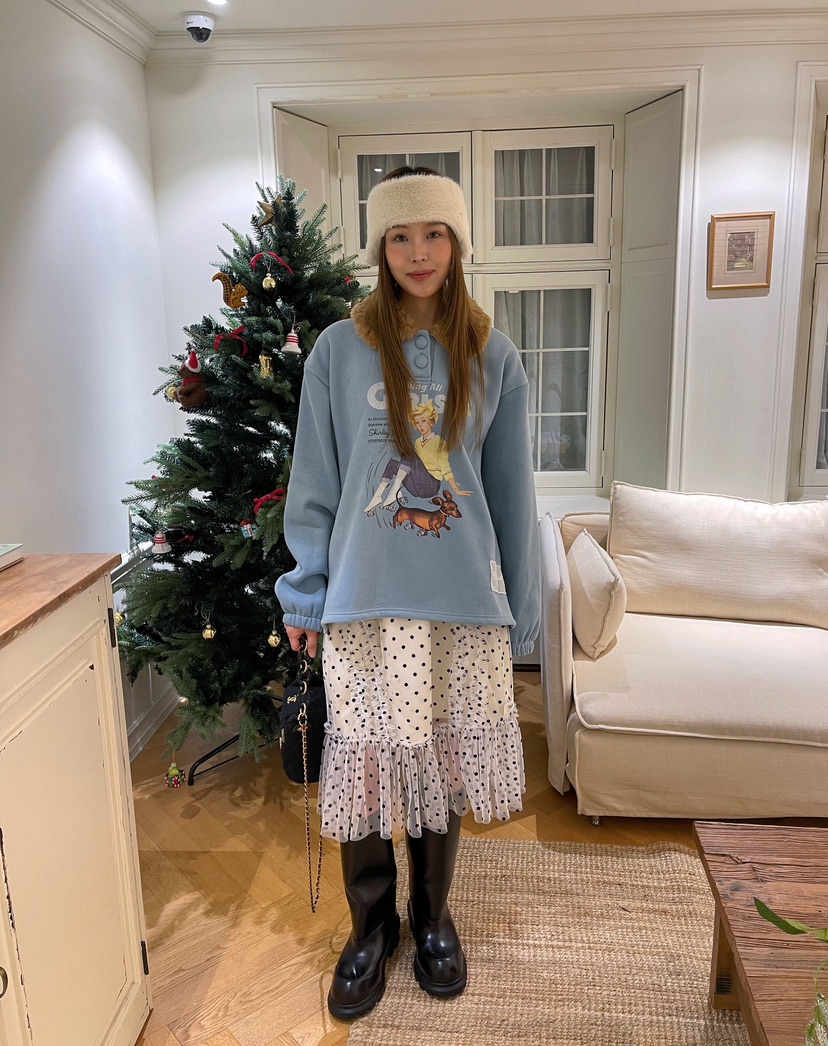 BOUTIQUE-L東大門㊣實拍女士新款休閑熱賣時尚真品推薦衛衣BOUTIQUE-L衛衣