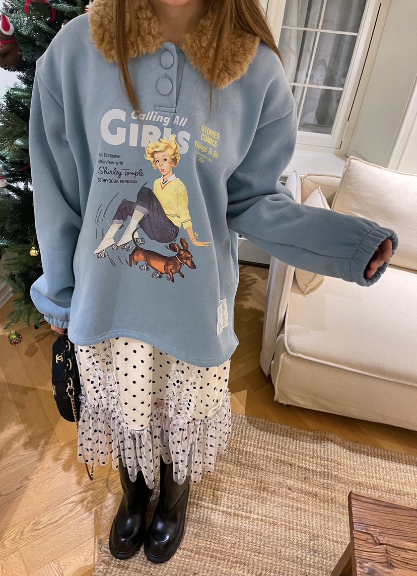 BOUTIQUE-L東大門㊣實拍女士新款休閑熱賣時尚真品推薦衛衣BOUTIQUE-L衛衣