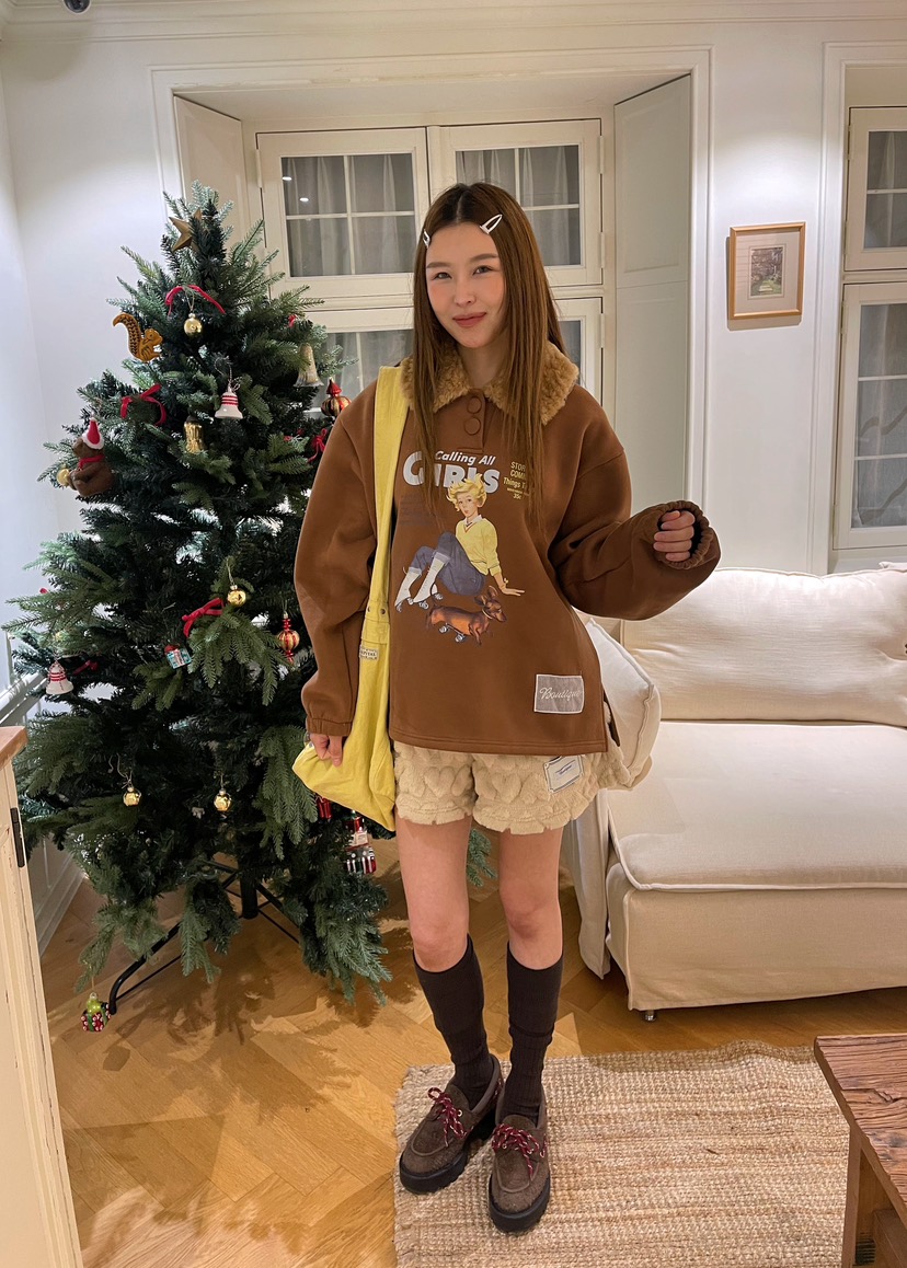 BOUTIQUE-L東大門㊣實拍女士新款休閑熱賣時尚真品推薦衛衣BOUTIQUE-L衛衣