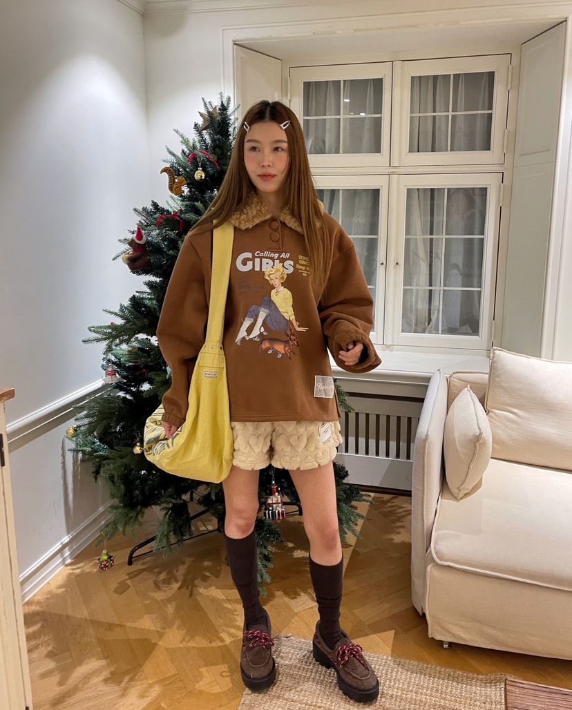 BOUTIQUE-L東大門㊣實拍女士新款休閑熱賣時尚真品推薦衛衣BOUTIQUE-L衛衣