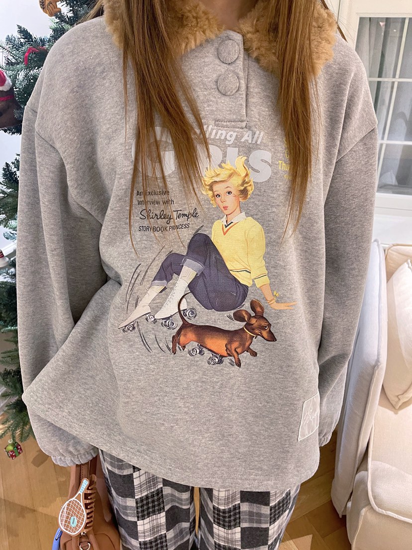 BOUTIQUE-L東大門㊣實拍女士新款休閑熱賣時尚真品推薦衛衣BOUTIQUE-L衛衣