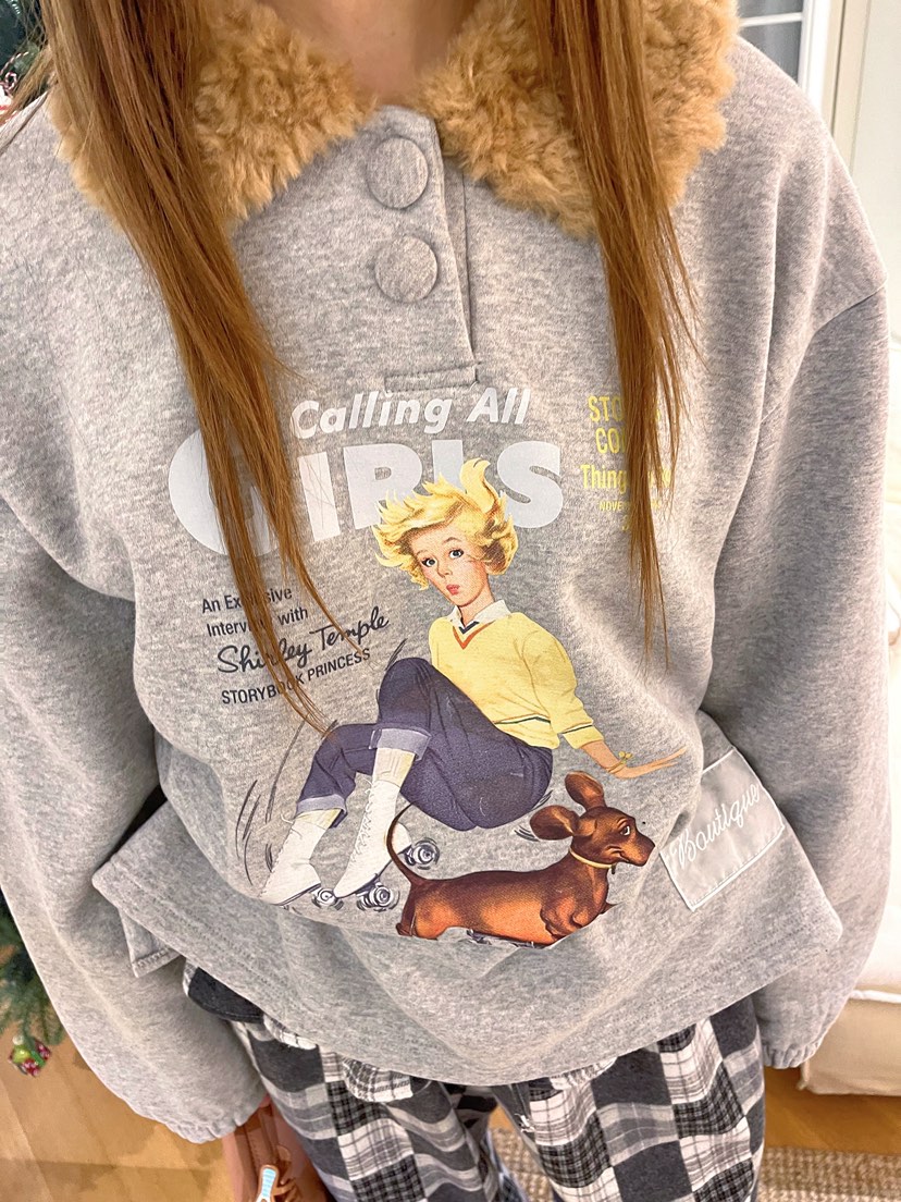 BOUTIQUE-L東大門㊣實拍女士新款休閑熱賣時尚真品推薦衛衣BOUTIQUE-L衛衣