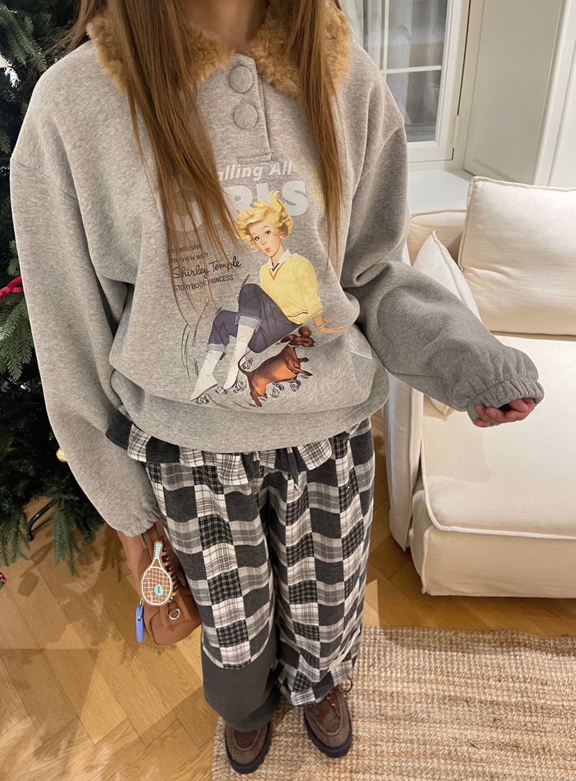 BOUTIQUE-L東大門㊣實拍女士新款休閑熱賣時尚真品推薦衛衣BOUTIQUE-L衛衣圖色3