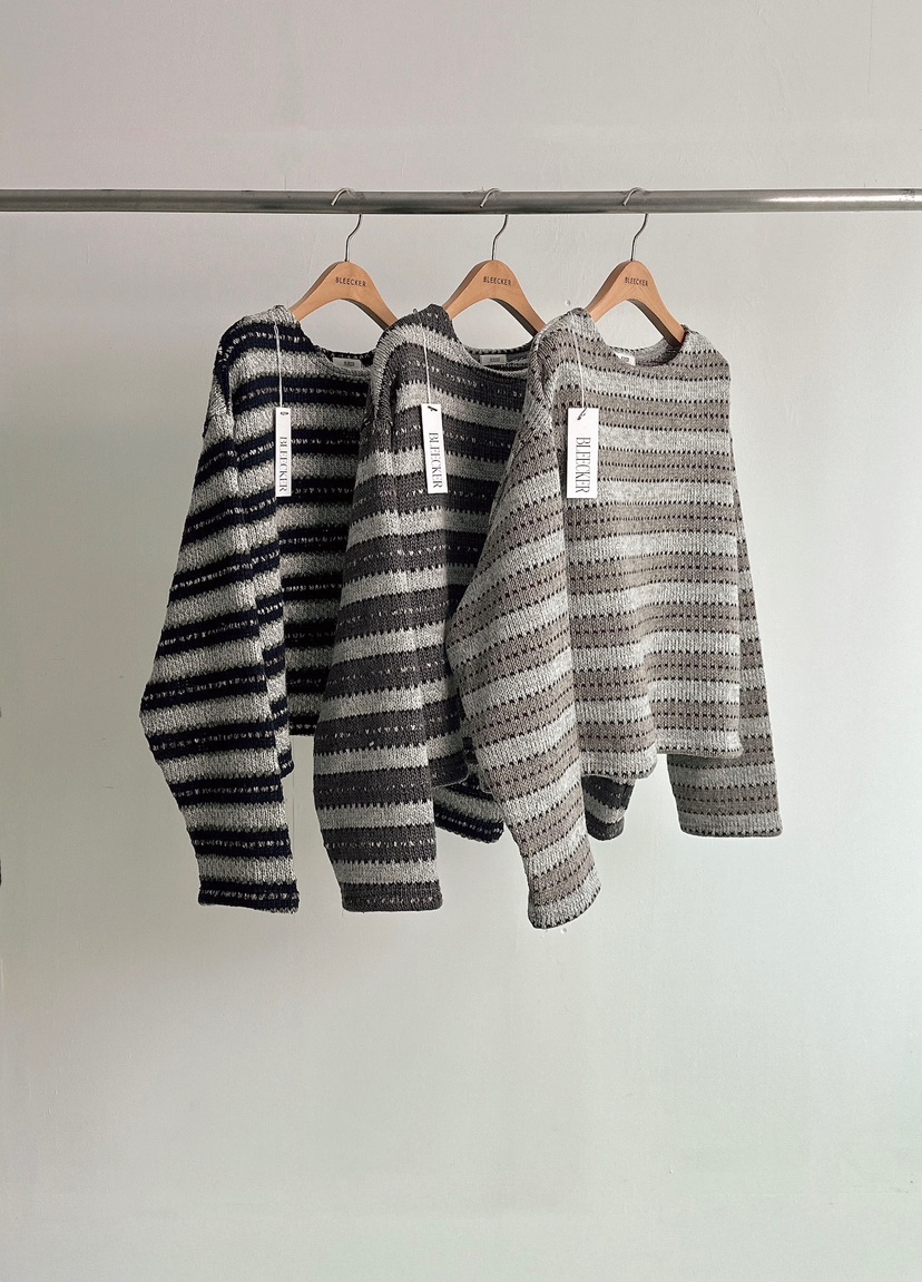 BLEECKER東大門㊣實拍女裝新款時尚25秋冬熱賣職業人氣針織衫BLEECKER針織衫