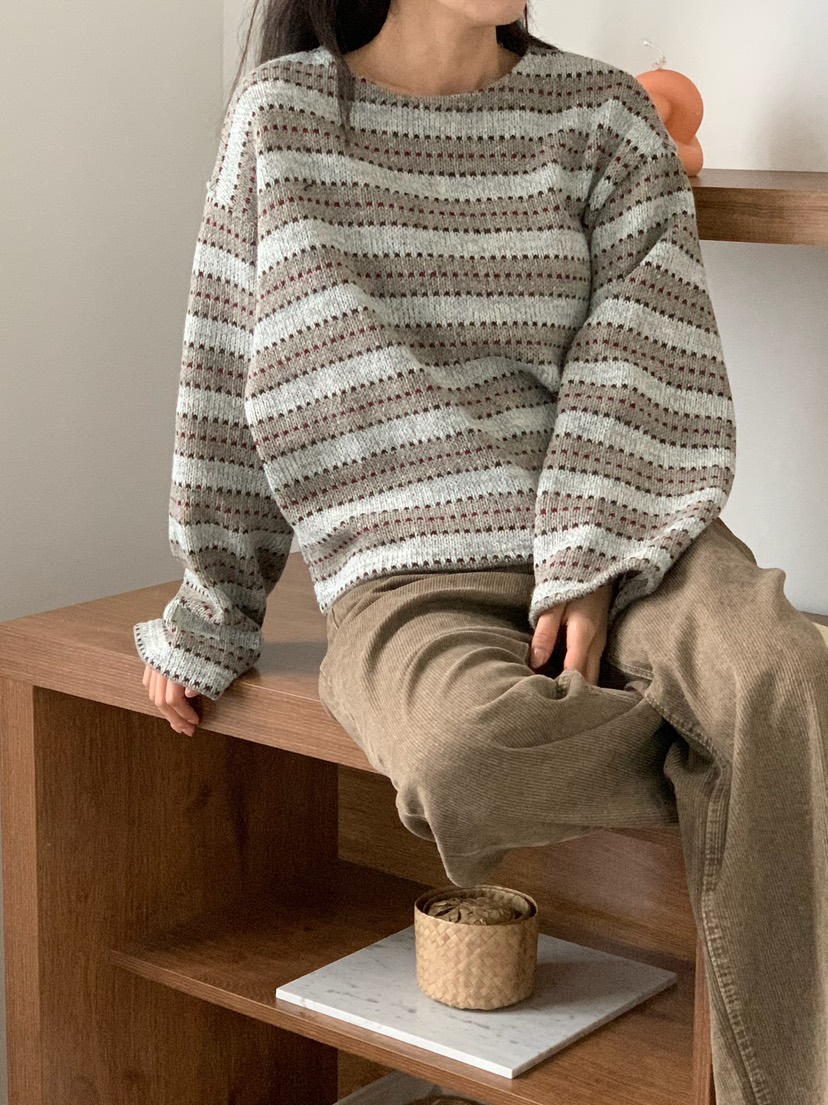 BLEECKER東大門㊣實拍女裝新款時尚25秋冬熱賣職業人氣針織衫BLEECKER針織衫