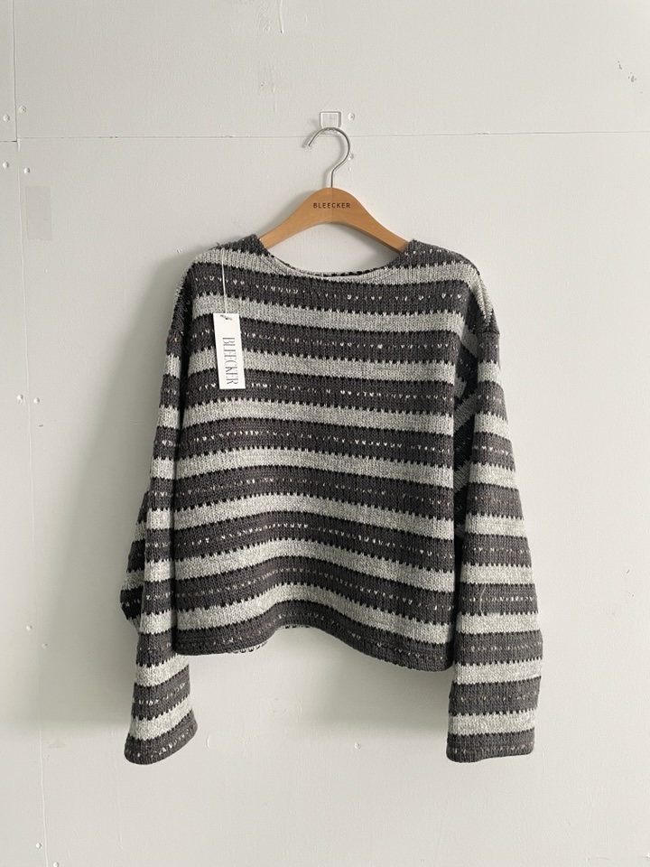 BLEECKER東大門㊣實拍女裝新款時尚25秋冬熱賣職業人氣針織衫BLEECKER針織衫圖色2