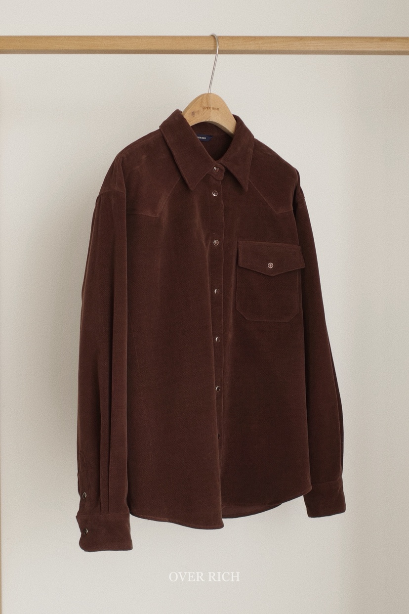 OVER RICH東大門㊣實拍女裝新款職業熱賣人氣襯衫蕾絲衫口袋OVER RICH襯衫/蕾絲衫圖色3