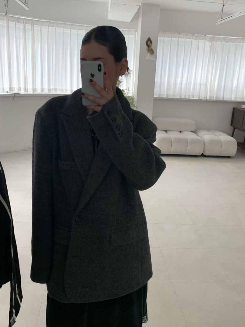 X-MOOD東大門㊣代購女士新品25秋冬真品熱賣時尚人氣短款大衣X-MOOD短款大衣