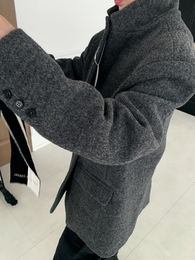 X-MOOD東大門㊣代購女士新品25秋冬真品熱賣時尚人氣短款大衣X-MOOD短款大衣