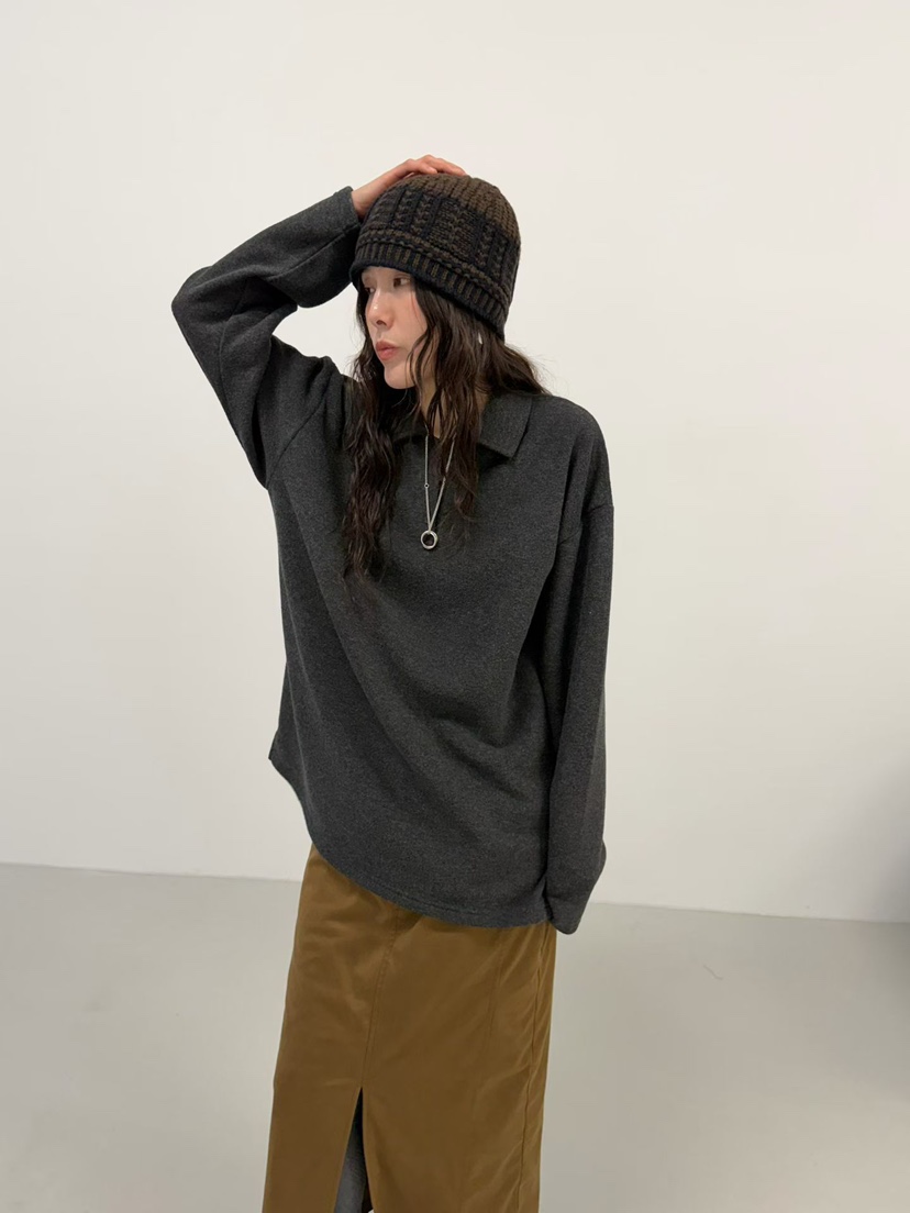 MINIMUZE東大門㊣直郵女士新品休閑熱賣職業時尚25秋冬長袖T恤MINIMUZE長袖T恤