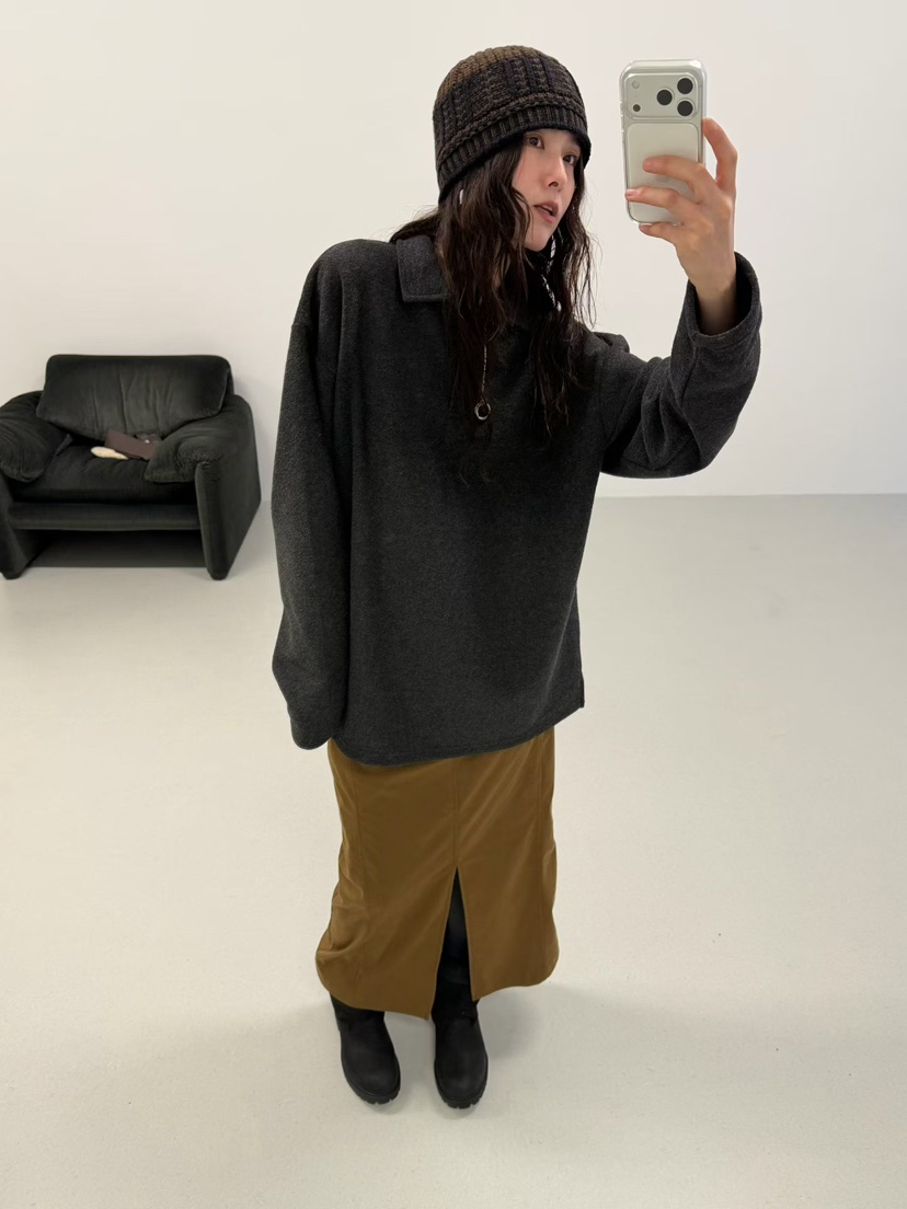 MINIMUZE東大門㊣直郵女士新品休閑熱賣職業時尚25秋冬長袖T恤MINIMUZE長袖T恤