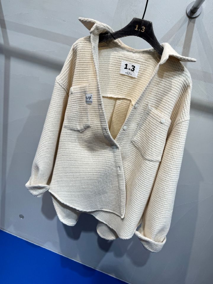 1.3東大門㊣實拍女裝新款熱賣25秋冬休閑職業真品襯衫蕾絲衫1.3襯衫/蕾絲衫