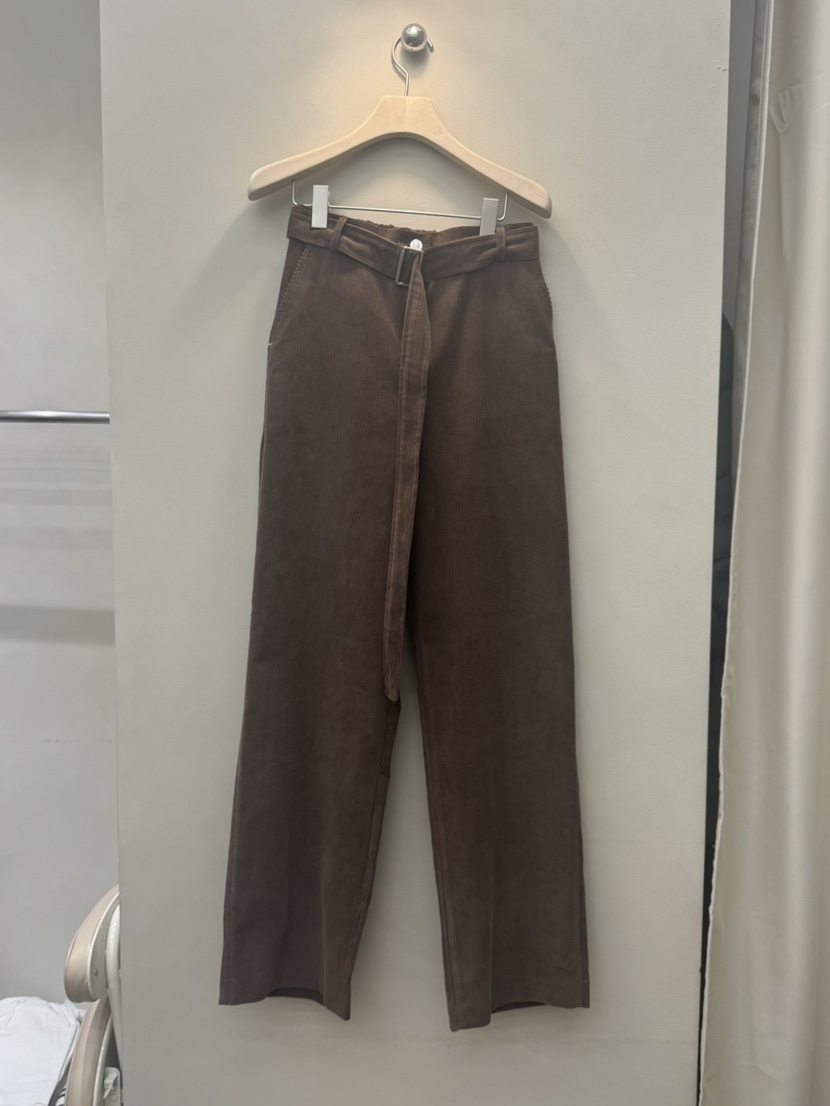 NOTHING韓國直郵㊣女士新品時尚人氣休閑真品推薦休閑褲含腰帶NOTHING休閑褲圖色2